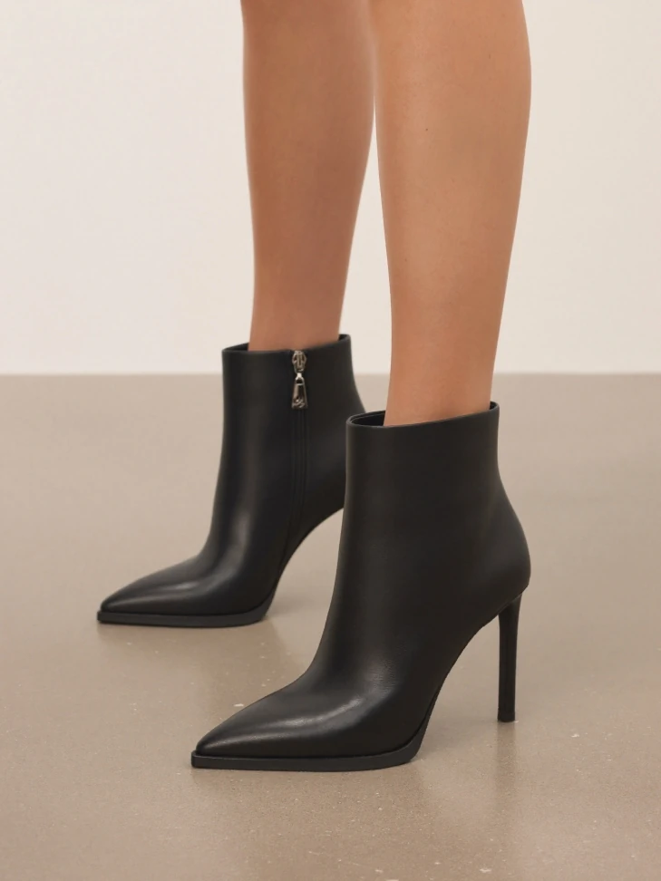 Kazar Leather Stiletto Boots