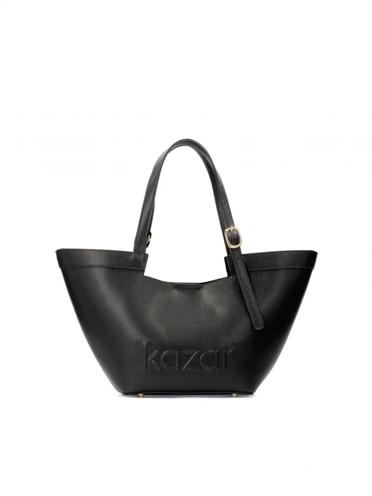 kazar Leather trapeze shoulder bag
