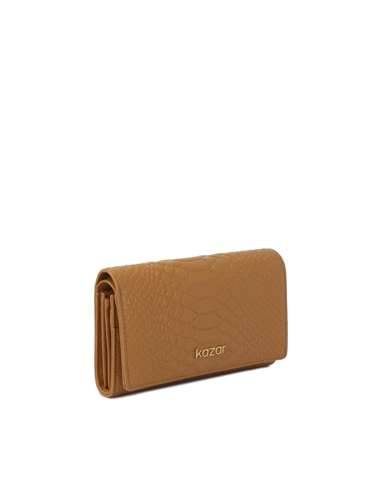 Kazar Leather Wallet With An Exotic Pattern