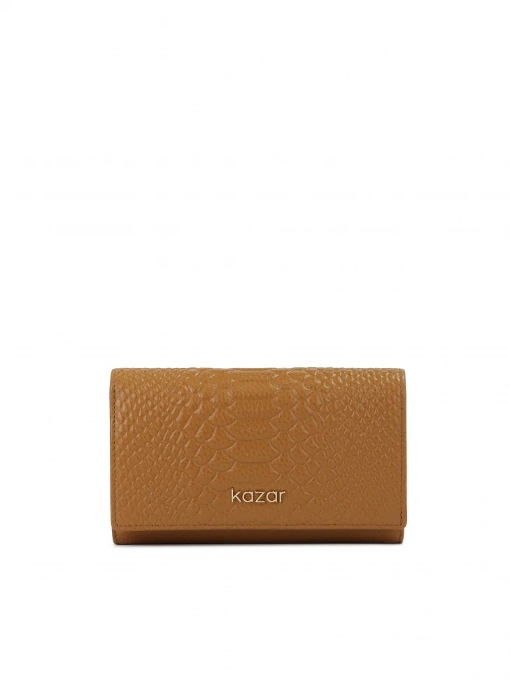 kazar Leather wallet with an exotic pattern