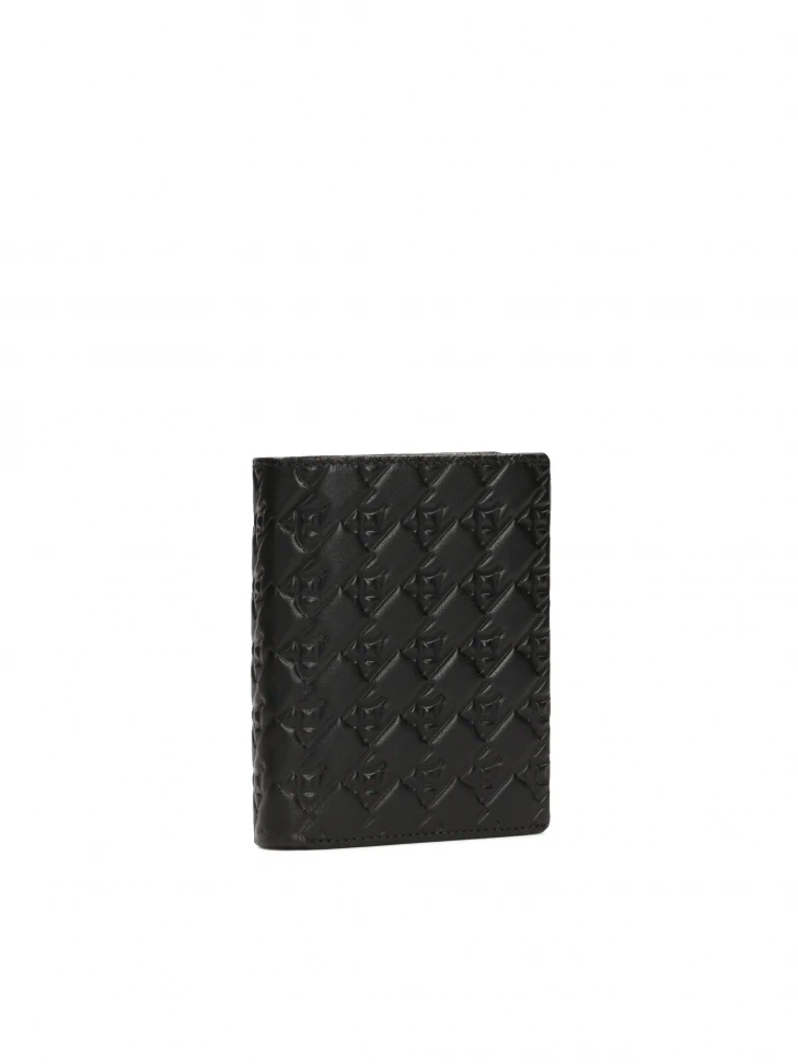 Kazar Leather Wallet With Embossed Pattern