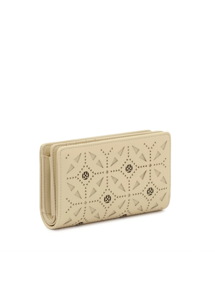 Kazar Leather Wallet With Openwork Decoration