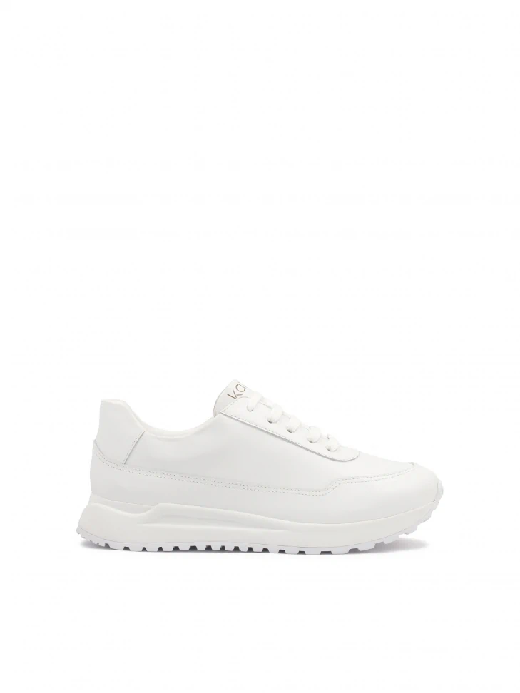 kazar Leather white sneakers on a comfortable sole
