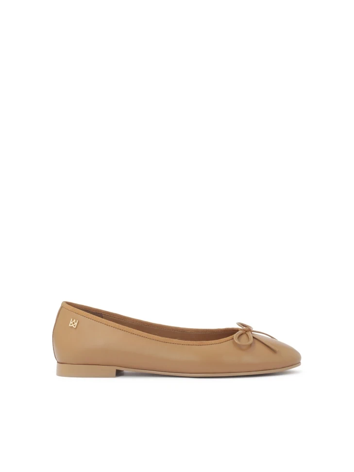 kazar Light brown ballerinas with round nose