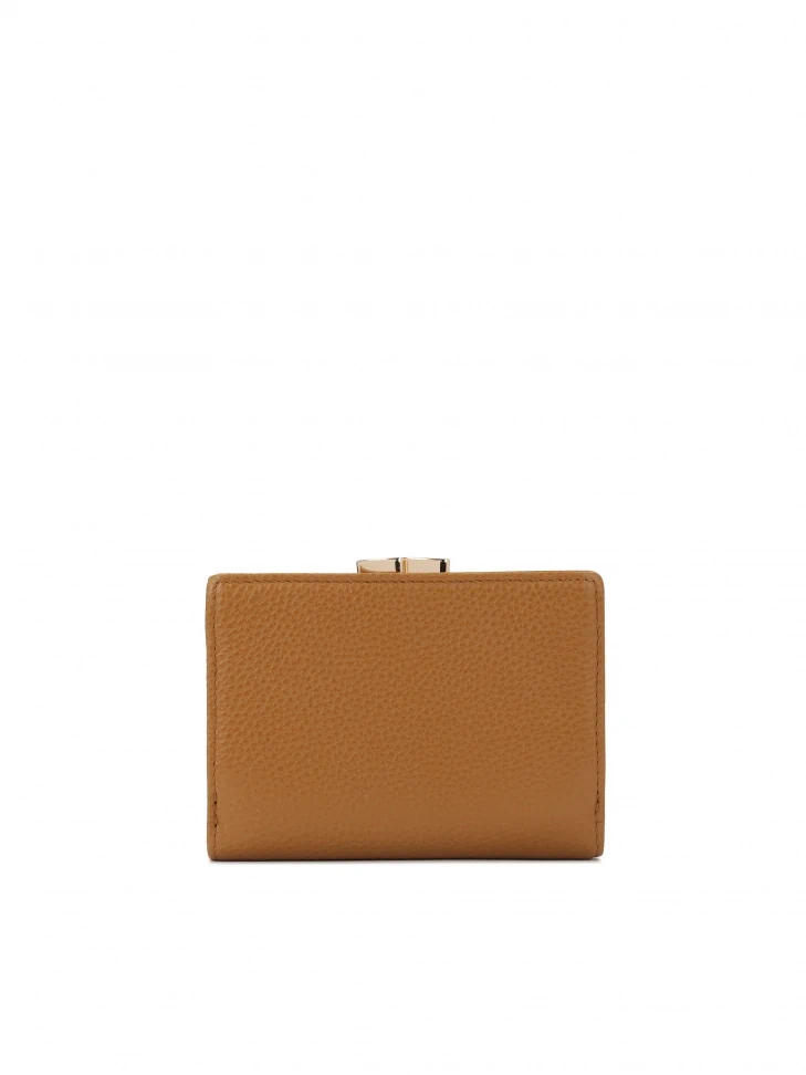 Kazar Light Brown Embossed Leather Wallet