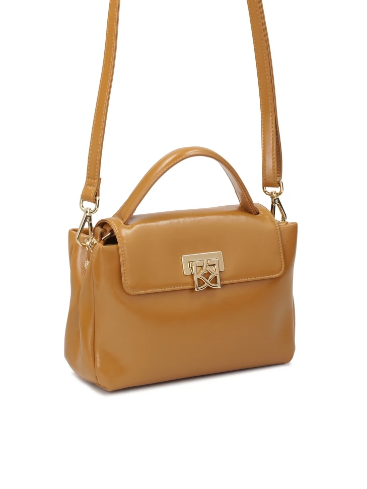 Kazar Light Brown Leather Handbag