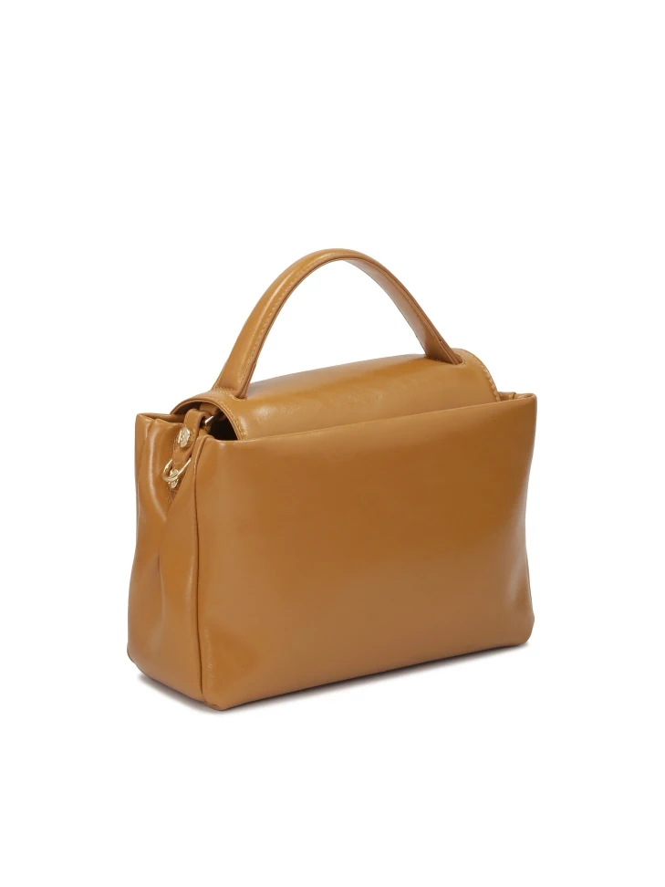 Kazar Light Brown Leather Handbag