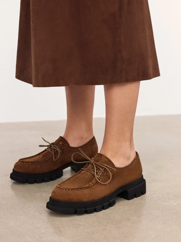 Kazar Light Brown Shoes With Contrasting Sole