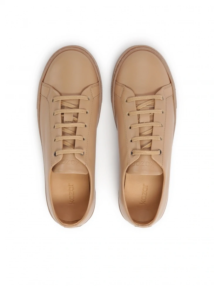 Kazar Light Brown Sneakers On A Thick Sole