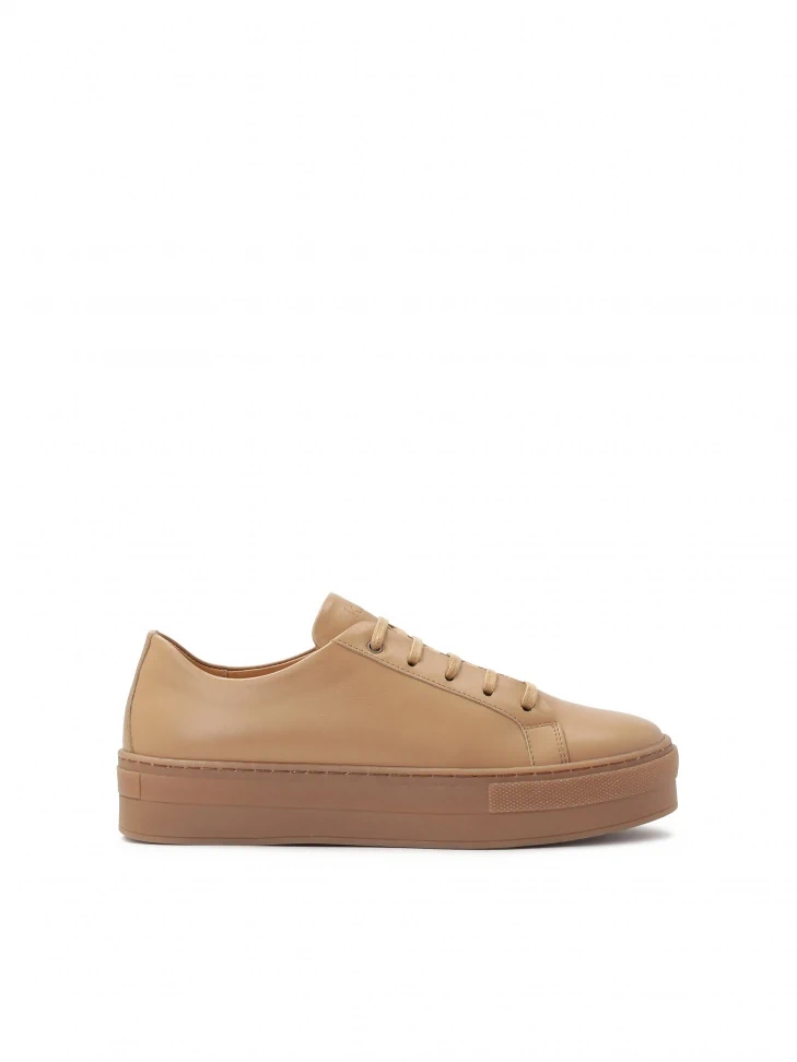 kazar Light brown sneakers on a thick sole