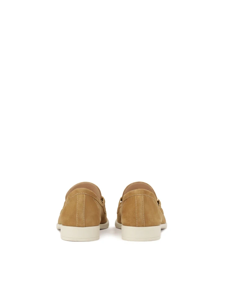Kazar Light Brown Soft Suede Loafers