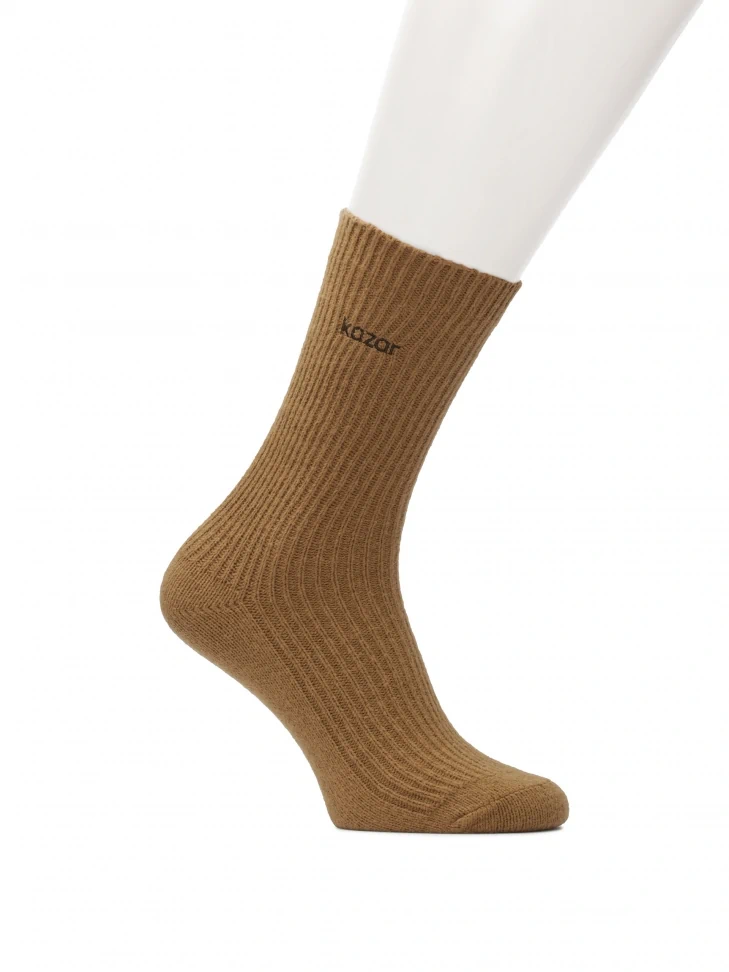 kazar Light brown striped socks