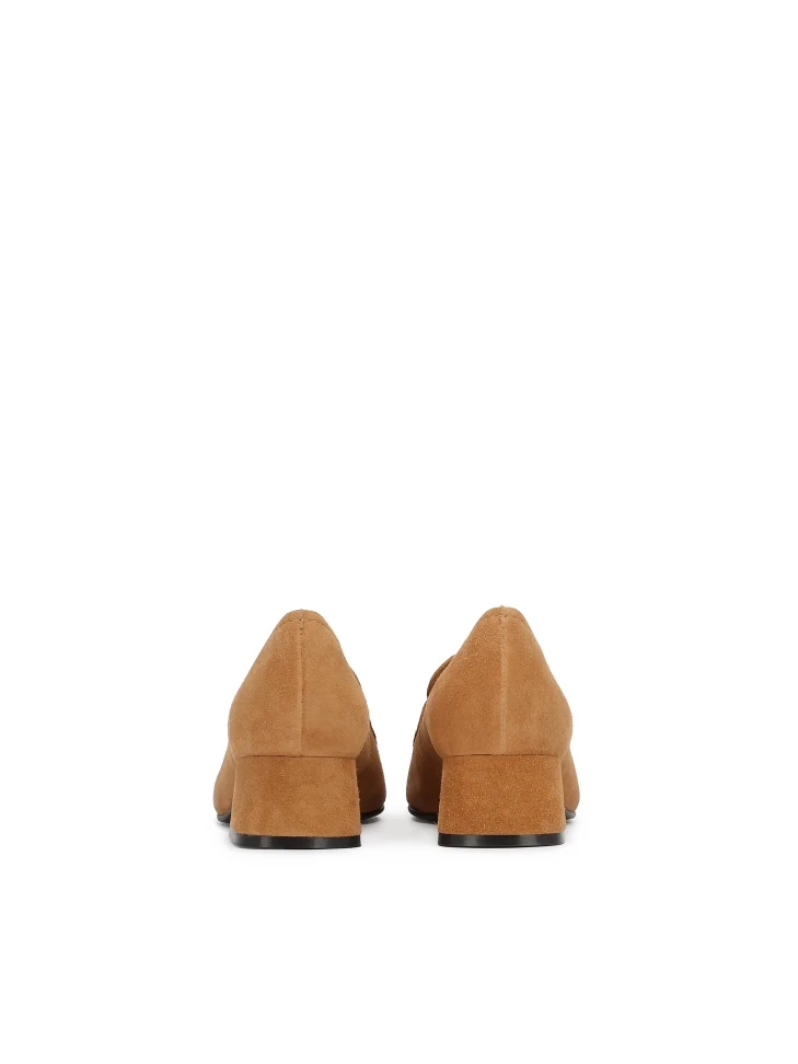 Kazar Light Brown Suede Pumps