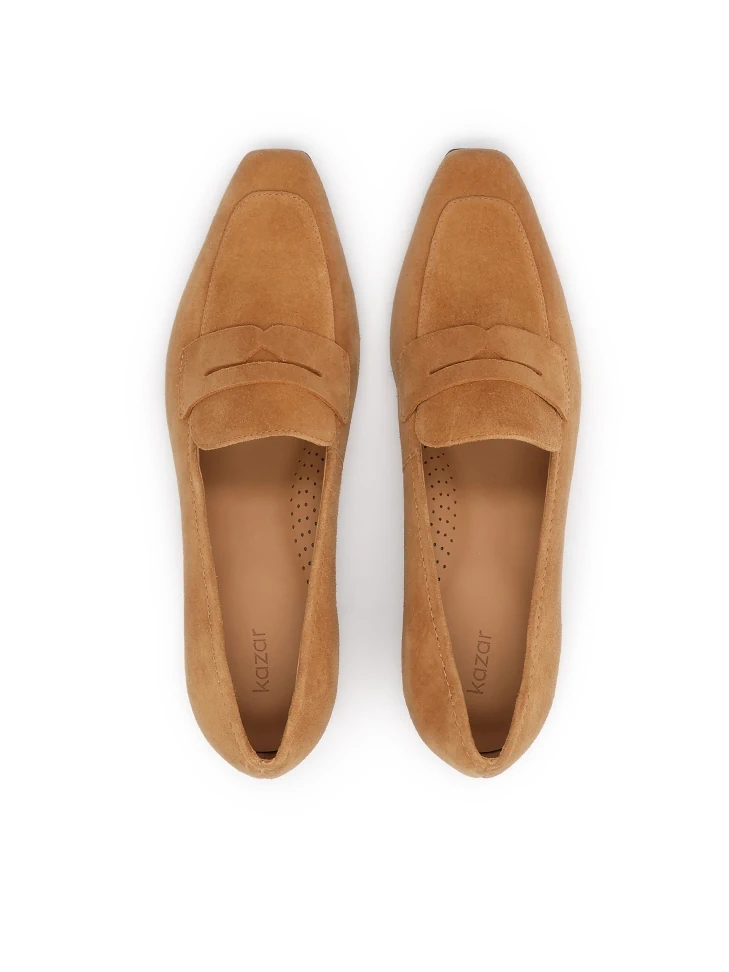 Kazar Light Brown Suede Pumps