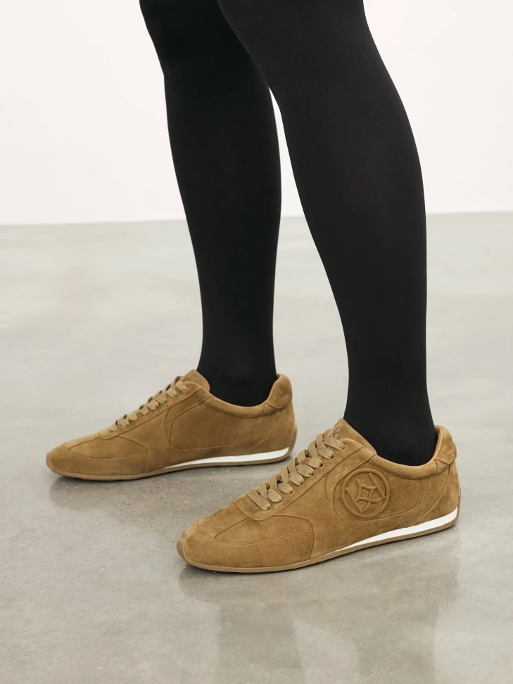 Kazar Light Brown Suede Sneakers