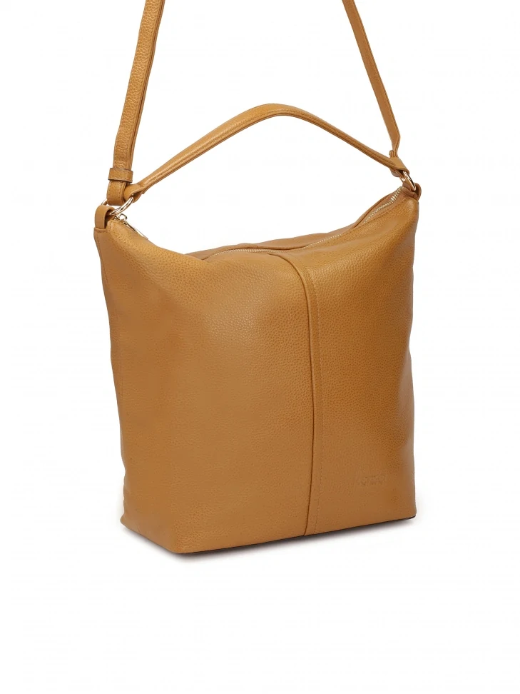 Kazar Light Brown Urban Leather Handbag