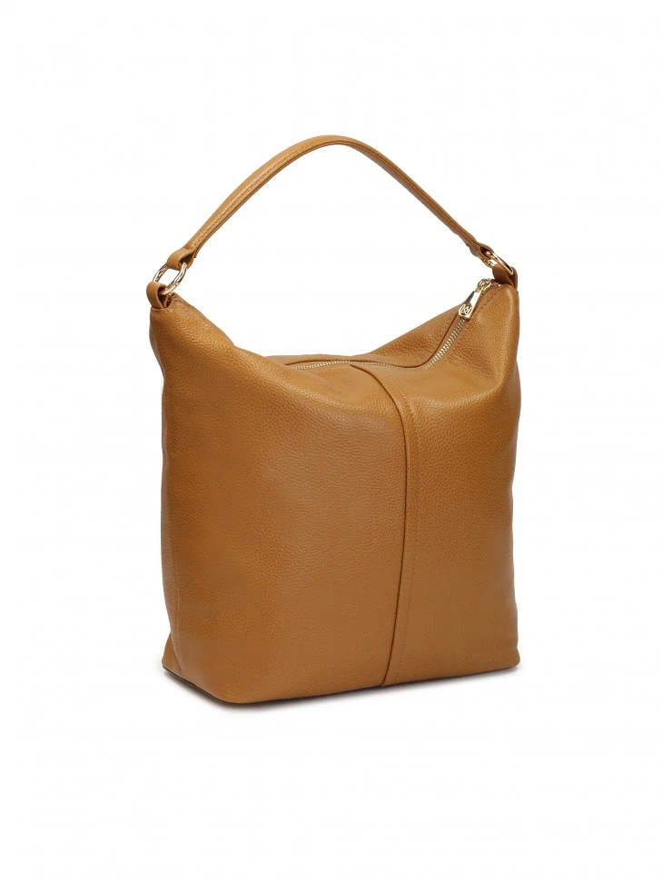 Kazar Light Brown Urban Leather Handbag