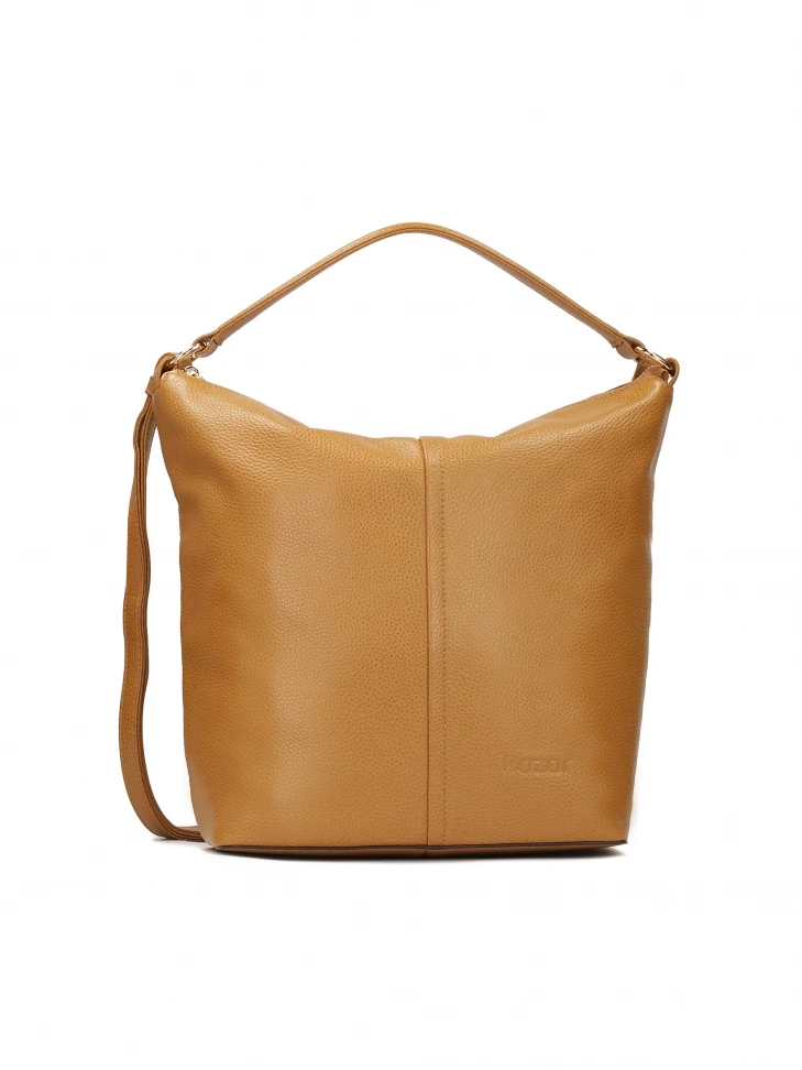 kazar Light brown urban leather handbag