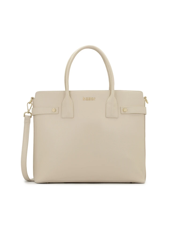 kazar Light leather briefcase handbag