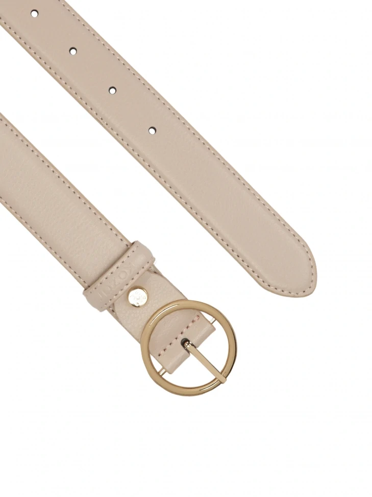 Kazar Light Pink Belt With Round Buckle