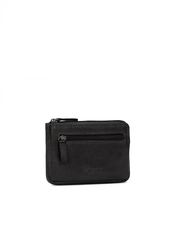 Kazar Lockable Key Case Made Of Grain Leather