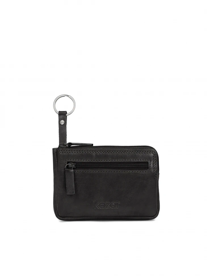 Kazar Lockable Key Case Made Of Grain Leather