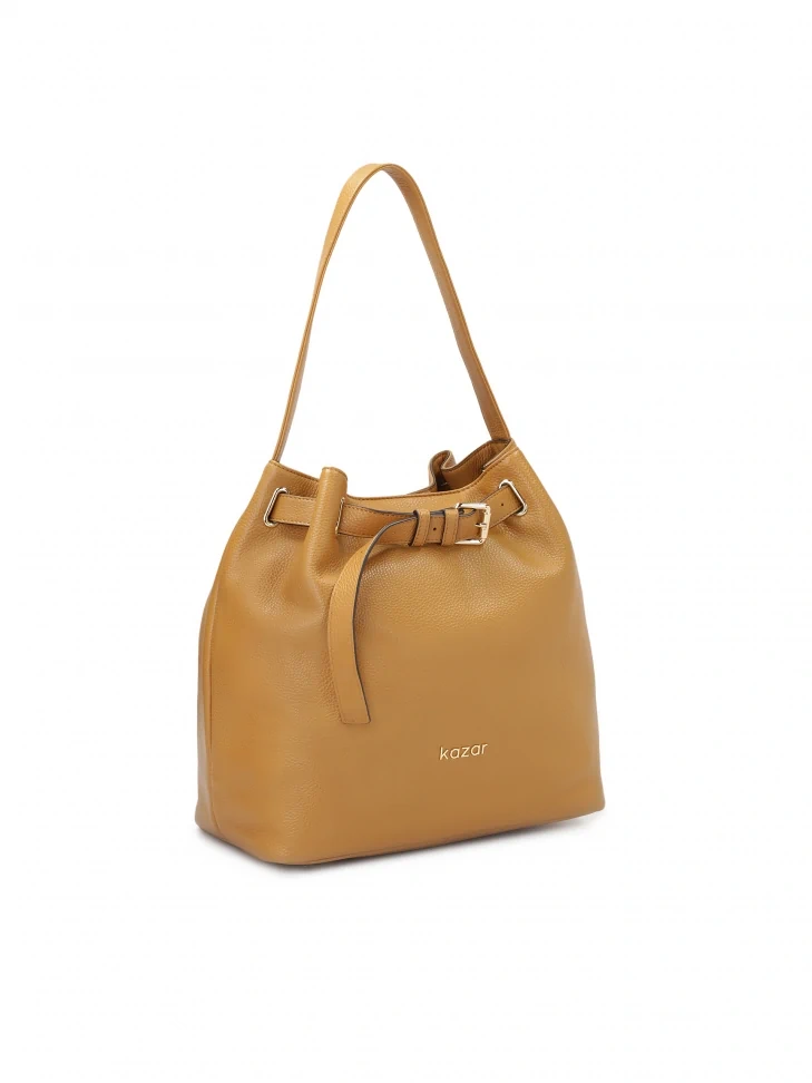 Kazar Loose-fitting Leather Handbag