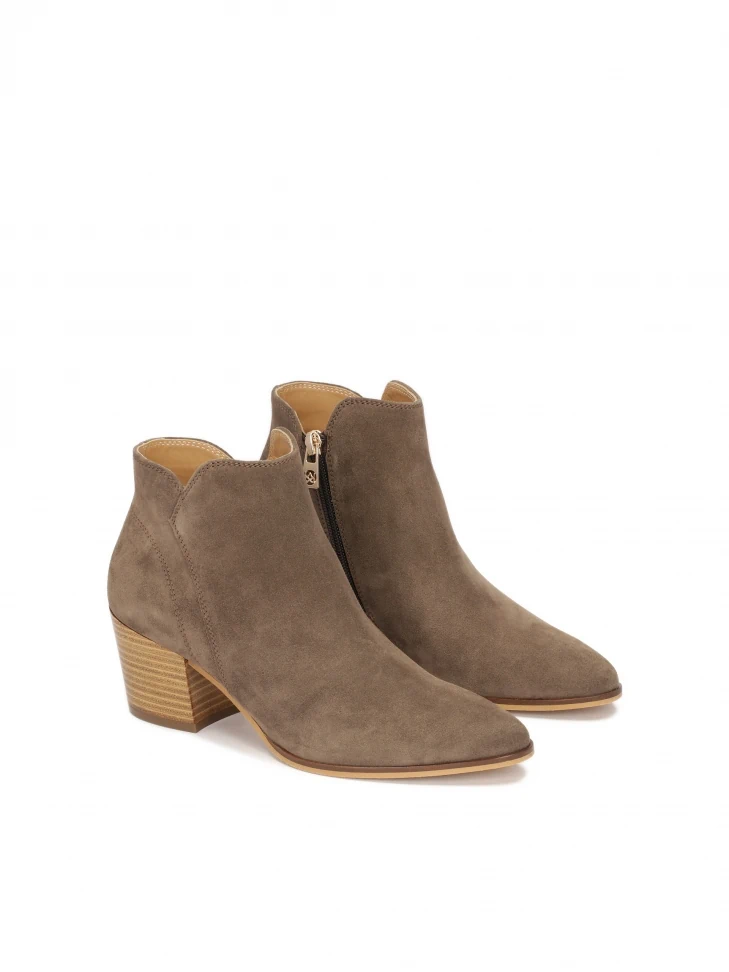 Kazar Low Cowboy Boots In Suede
