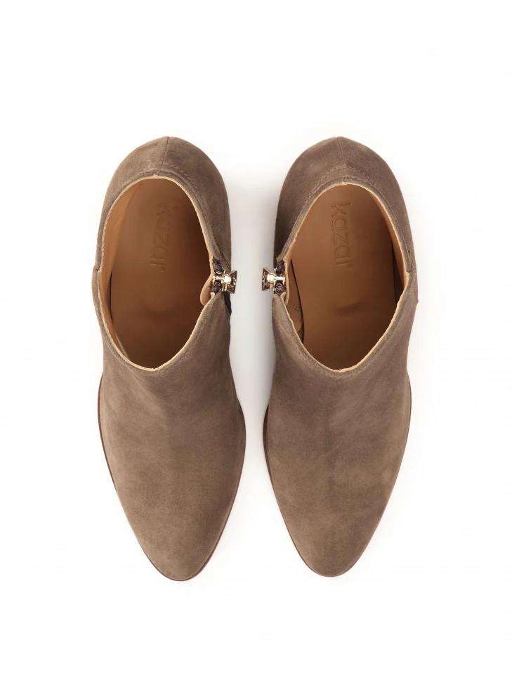 Kazar Low Cowboy Boots In Suede