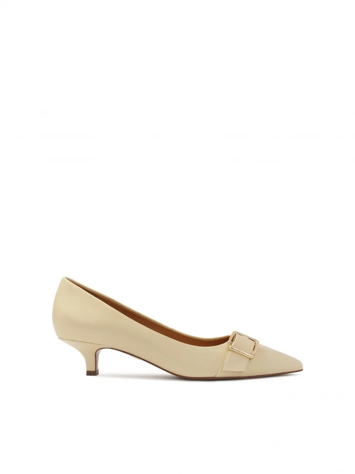kazar Low leather pumps with buckle