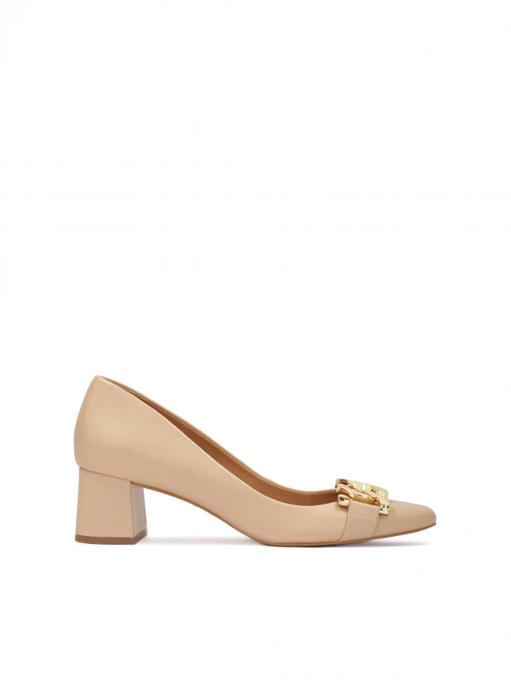 kazar Low pumps with metal embellishment