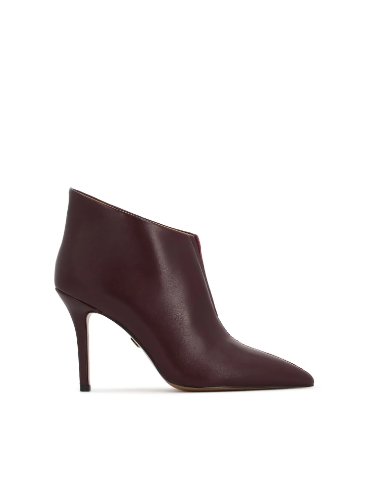 kazar Maroon boots with low upper