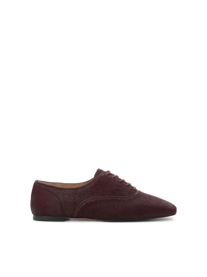 kazar Maroon bristles leather shoes