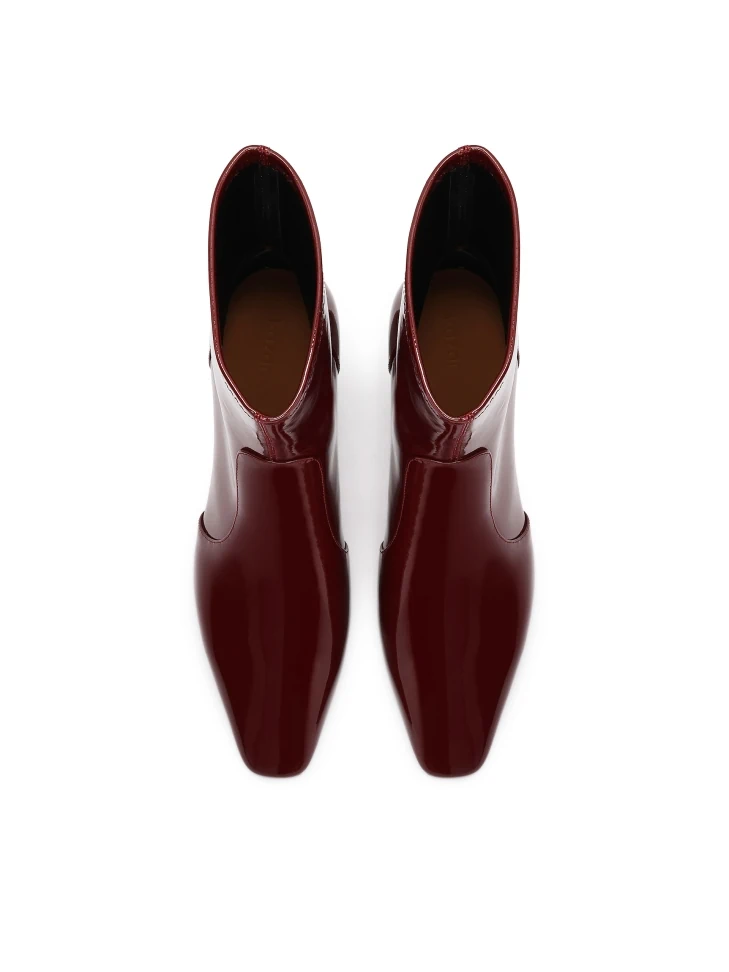 Kazar Maroon Stiletto Boots