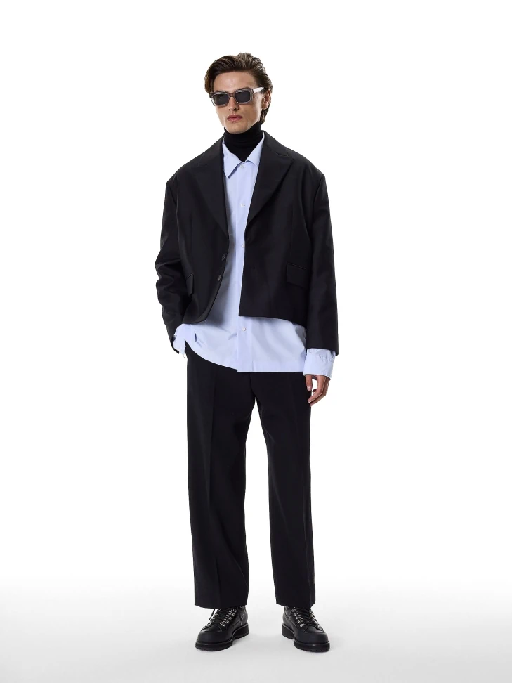 Kazar Massive Black Boots On Trep Sole