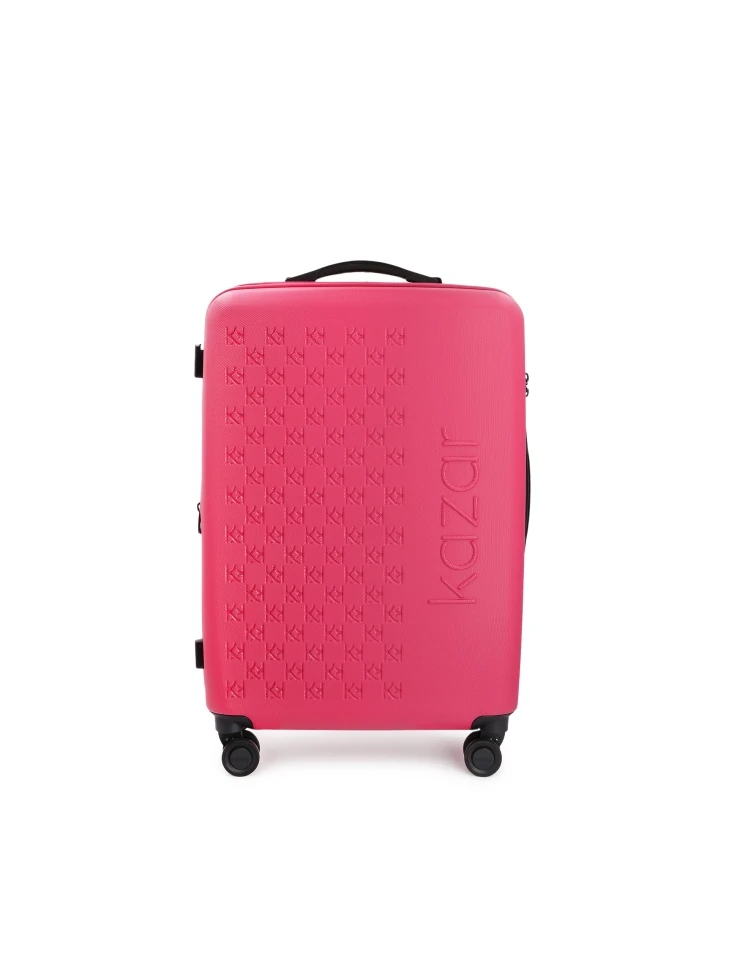 kazar Medium pink PC suitcase with TSA lock