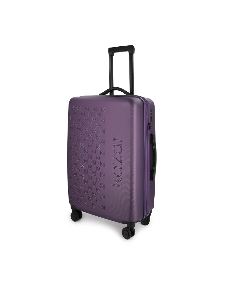 Kazar Medium Purple PC Suitcase With Expansion