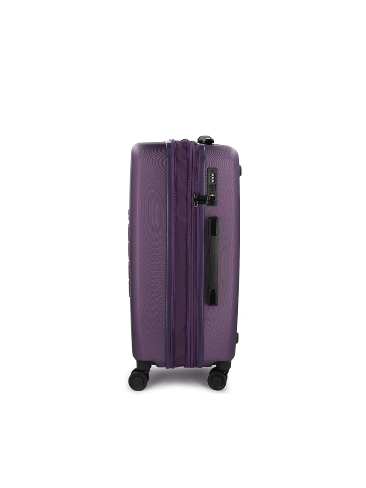 Kazar Medium Purple PC Suitcase With Expansion