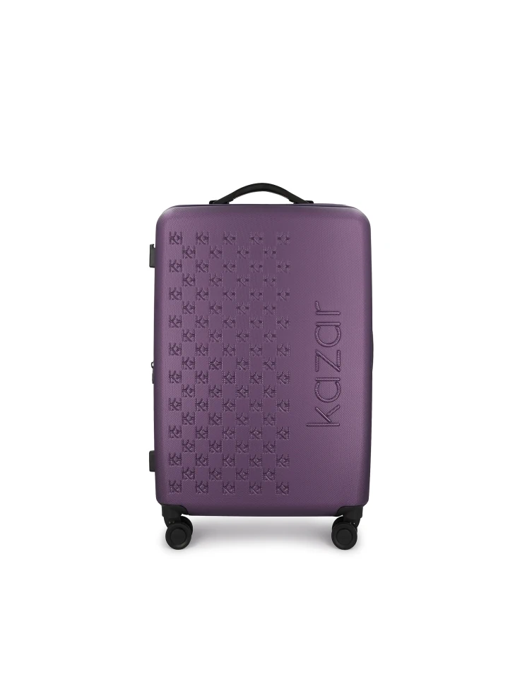kazar Medium purple PC suitcase with expansion