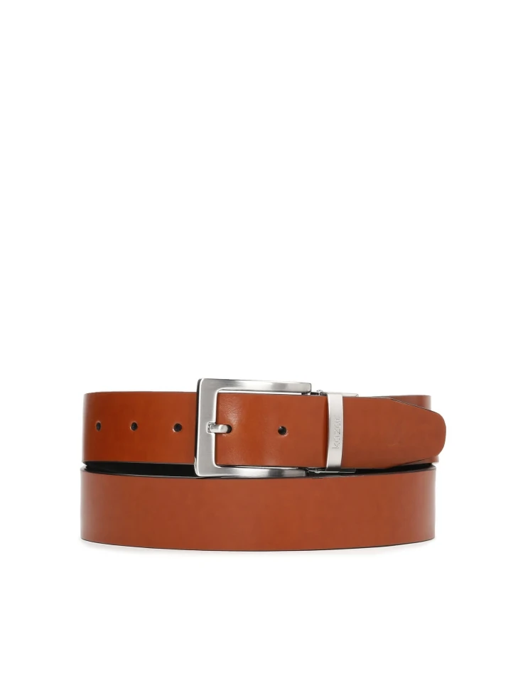 kazar Men's black and brown reversible belt