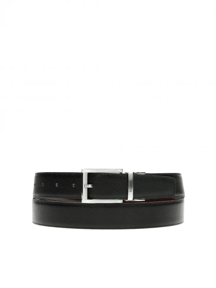 Kazar Men's Black And Brown Reversible Belt