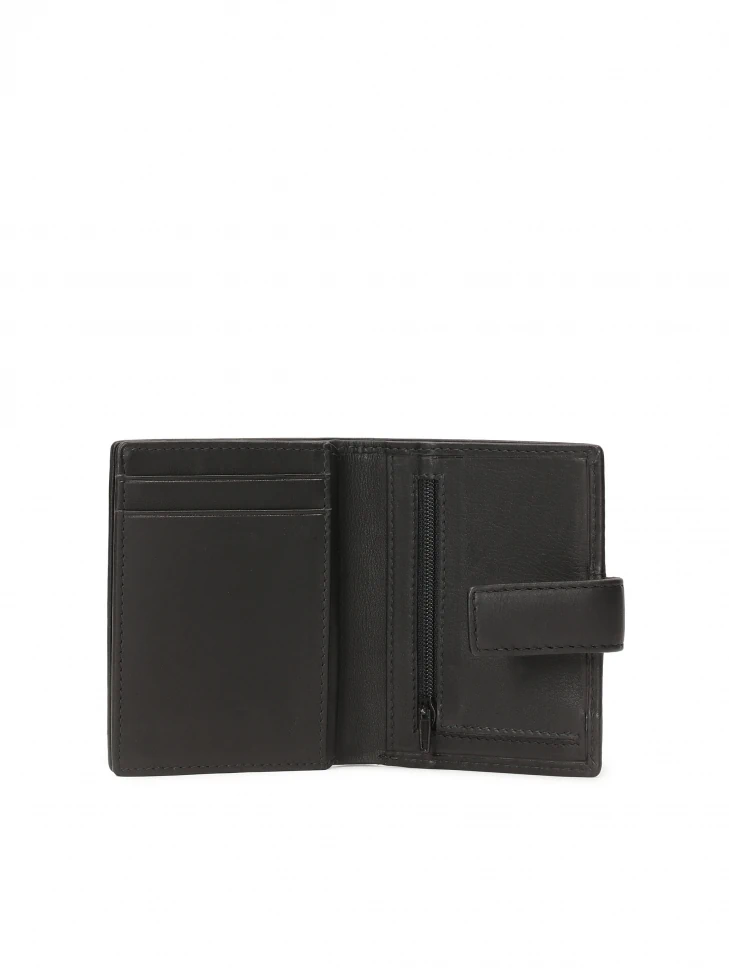 Kazar Men's Black Clasp Wallet