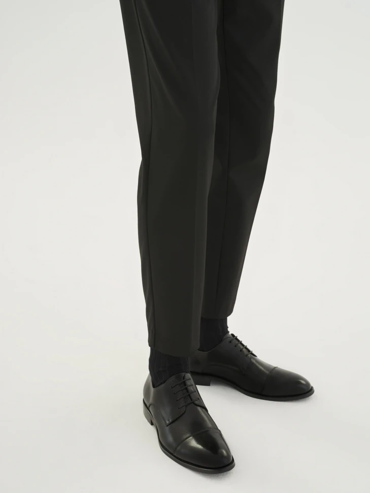 Kazar Men's Black Derby Shoes