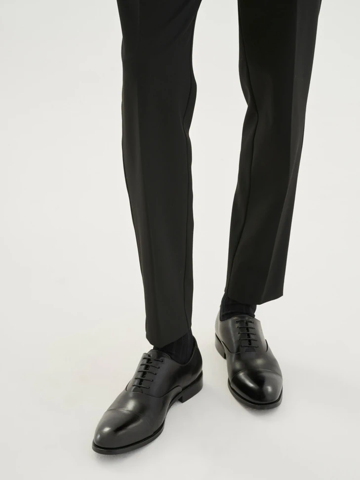 Kazar Men's Black Derby Shoes