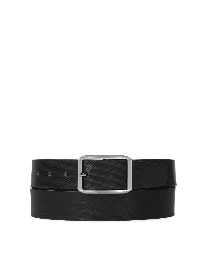 kazar Men's black double-sided belt