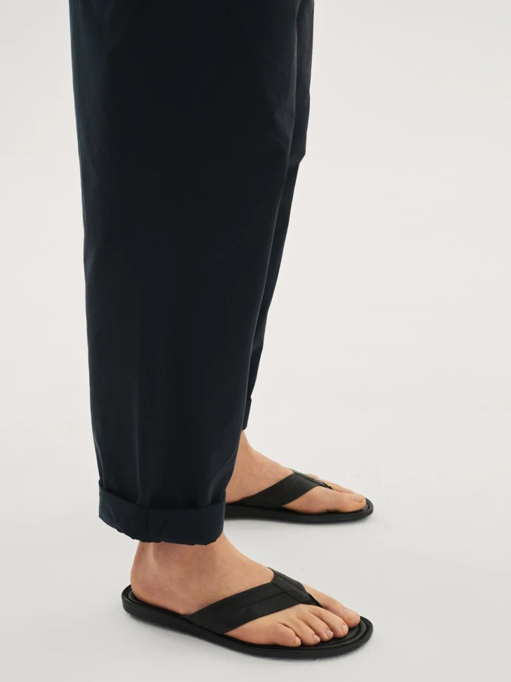 Kazar Men's Black Flip-flops