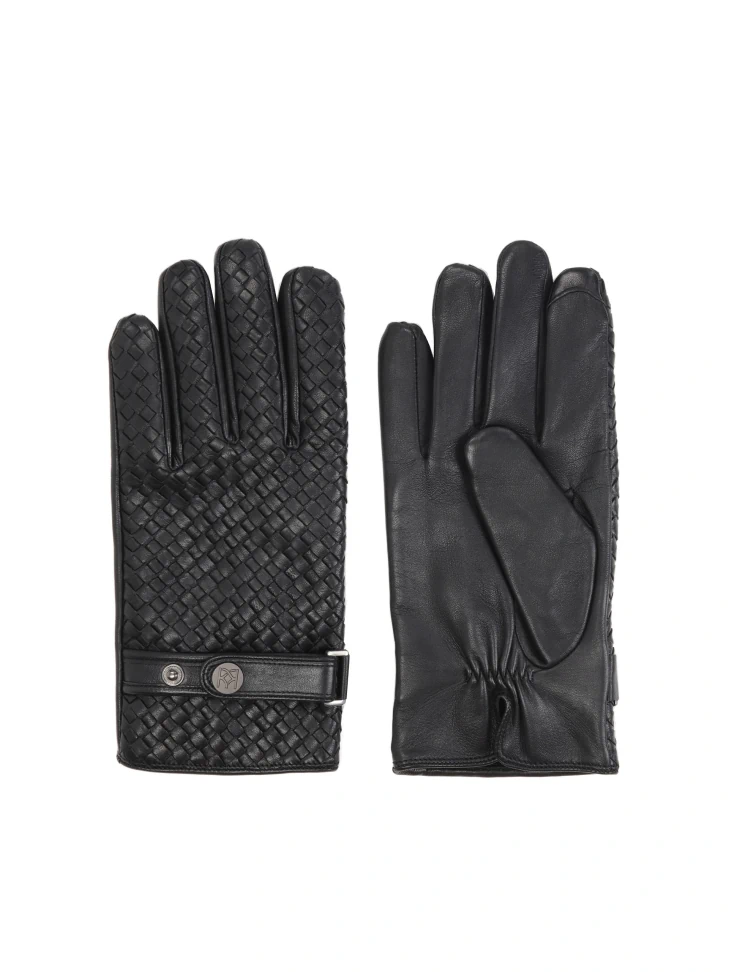 Kazar Men's Black Gloves
