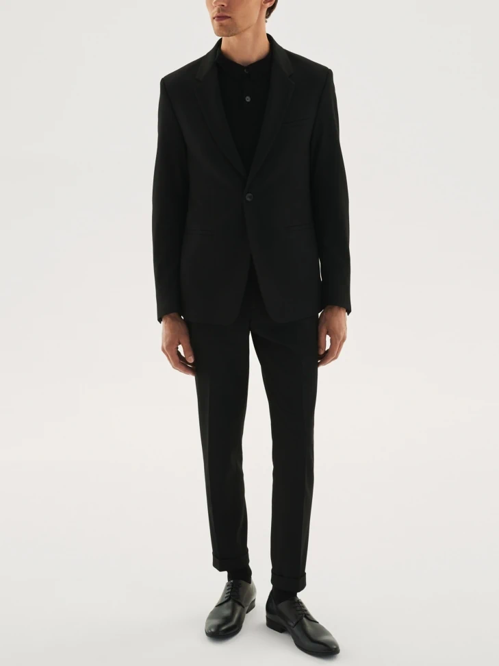 Kazar Men's Black Lace-up Shoes