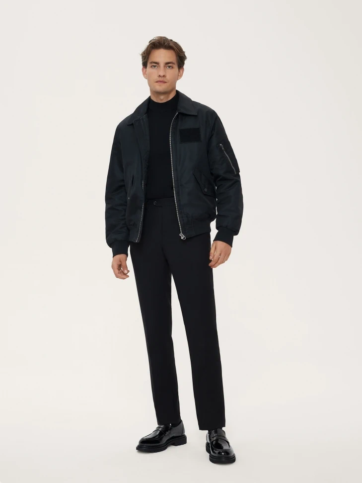 Kazar Men’s Black Loafers On A Thick Sole