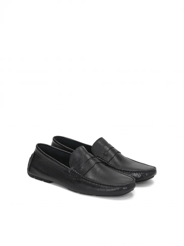 Kazar Men's Black Moccasins